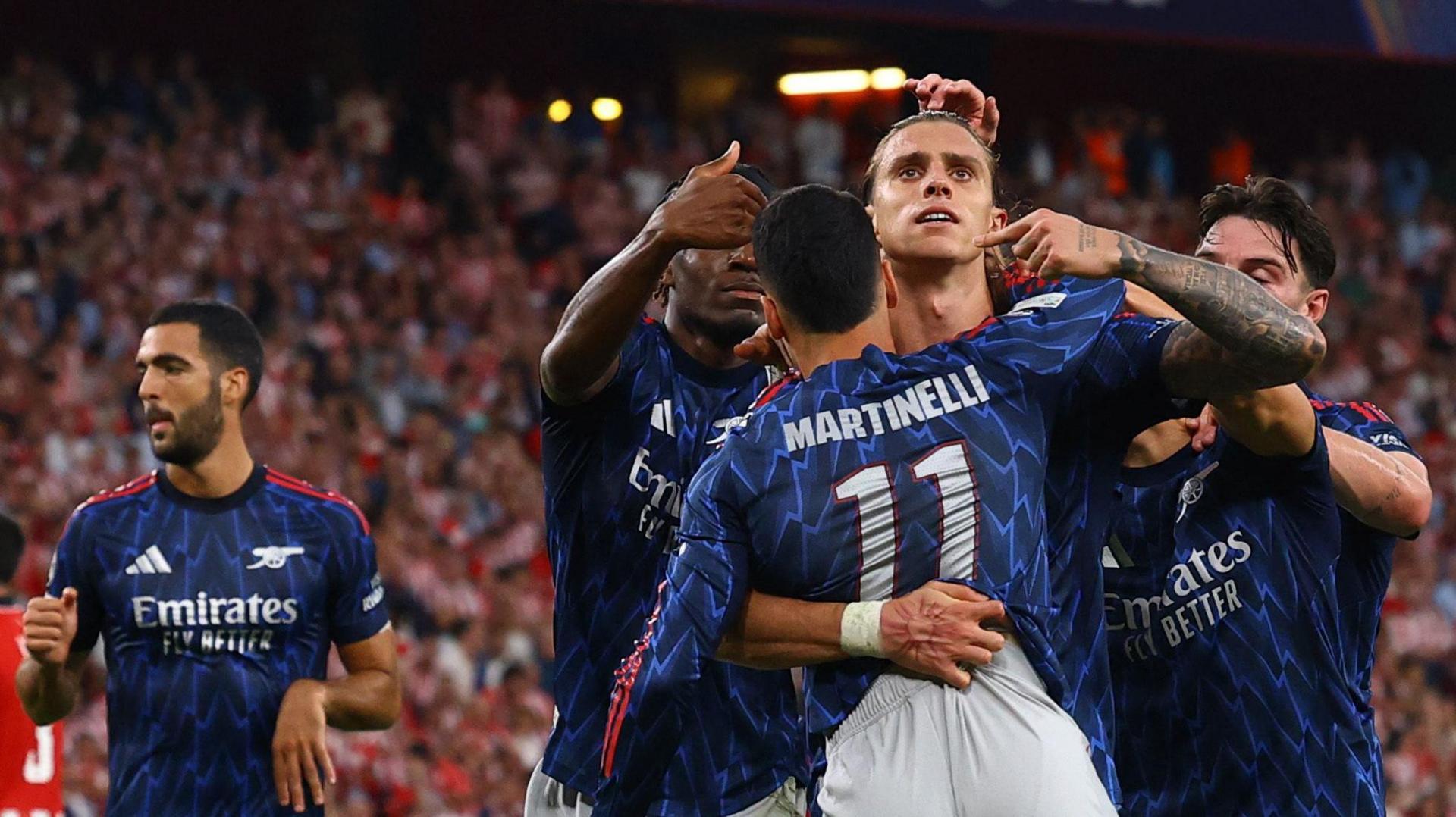 Arsenal 2-0 Bilbao – Martinelli & Trossard Endure Away Win